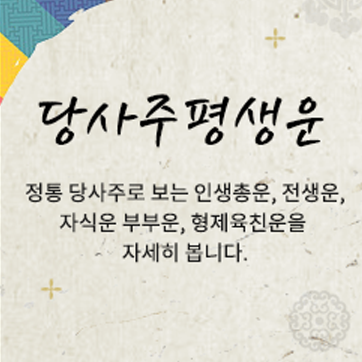 당사주평생운